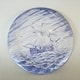 Plate with caravel
